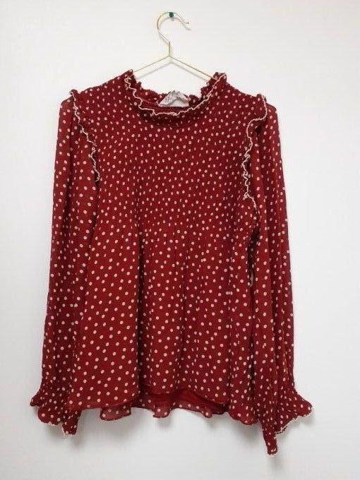 Blouse à pois